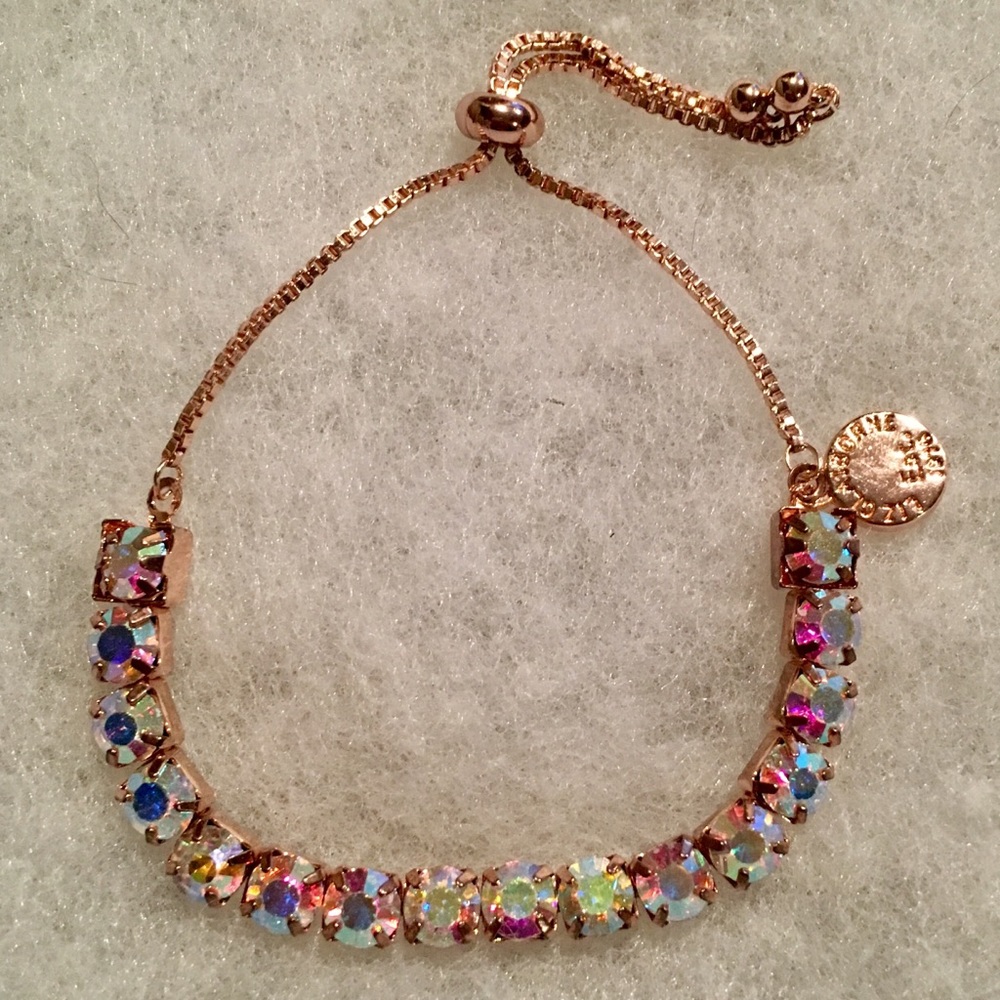 3/30 Liz Claiborne Bolo Rhinestone Bracelet